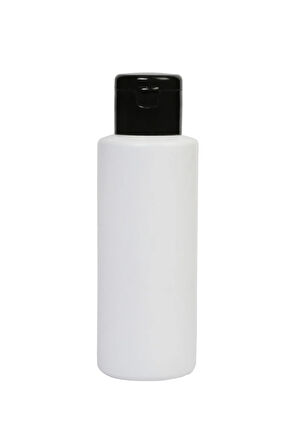 150 Ml - Siyah - Fliptop Kapaklı -dezenfektan - Kolonya - Likit - 10 Adet
