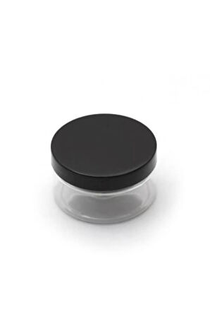 100ml - Plastik Boş Kavanoz Şeffaf - 10 Adet