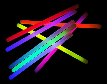 Karanlıkta Parlayan Fosforlu Glow  Kalın Çubuk 30 cm 1 Adet