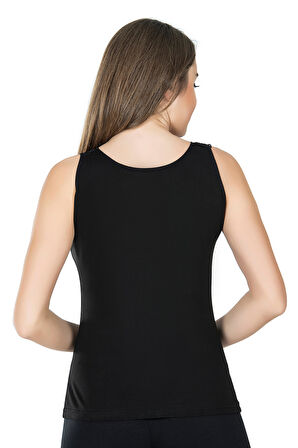 Sıfır Kol Güpürlü Kadın Atlet 298