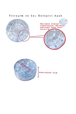 Çamaşır Makinesi Titreşim Önleyici Ayak