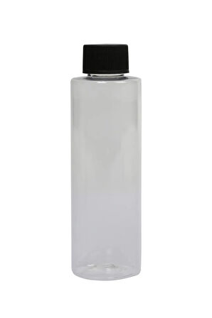 100ml - Siyah - Düz Kapaklı - Likit - Dezenfektan - Kolonya - 10 Adet