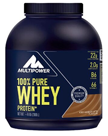 Multipower %100 Pure Whey Protein 2000 Gr -Vanilya Latte