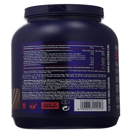 Multipower %100 Whey Isolate Protein 725 Gr - Çikolata