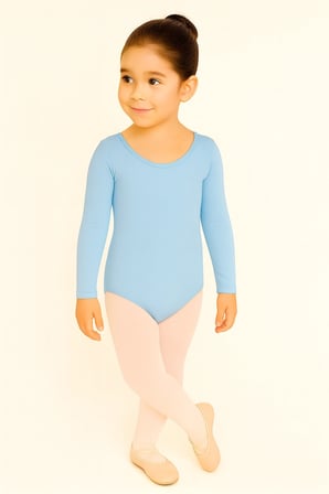 Uzun Kollu Full Lycra Coton Bale Mayosu-Çocuk