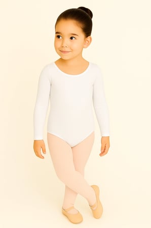 Uzun Kollu Full Lycra Coton Bale Mayosu-Çocuk