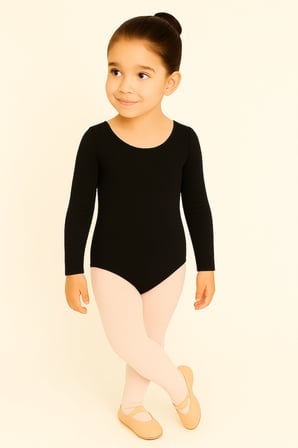 Uzun Kollu Full Lycra Coton Bale Mayosu-Çocuk