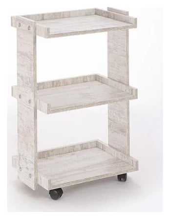 Natura Cihaz Taşıma ve Setup Sehpası | 3 Raflı - Kristal