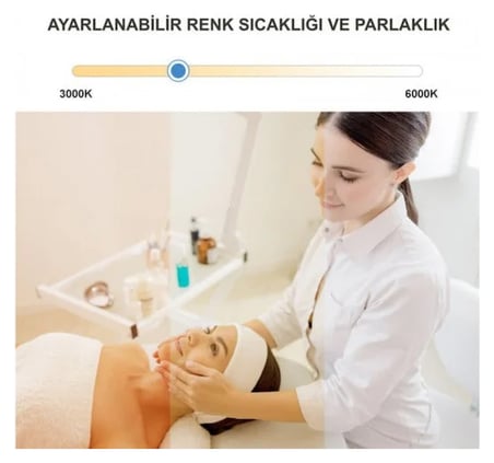 Ay Model 80 Watt Sedye Yanı Kalıcı Makyaj Dövme Işığı 28 inch | MC-4356