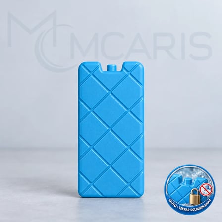 Kilitli Buz Aküsü - Dondurucu Buz Kasedi Ice Box Soğutucu Blok (Mavi) (Kargo Hariç)