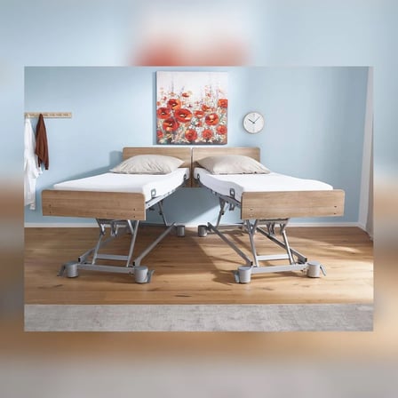 Regia Çift Kişilik Yatak Haline Dönebilen Hasta Karyolası