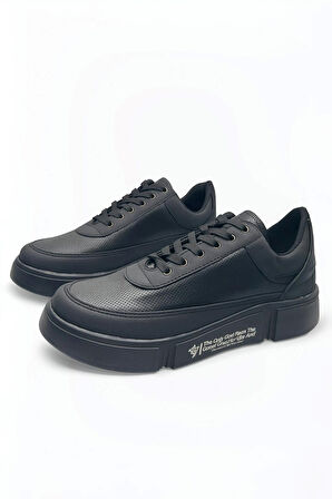 Günlük Erkek Spor Ayakkabı Bağcıklı Dikiş Detaylı Hafif Kalın Yüksek Taban Sneaker MC06