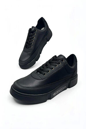 Günlük Erkek Spor Ayakkabı Bağcıklı Dikiş Detaylı Hafif Kalın Yüksek Taban Sneaker MC06