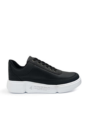 Günlük Erkek Spor Ayakkabı Bağcıklı Dikiş Detaylı Hafif Kalın Yüksek Taban Sneaker MC06