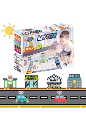 My City Otoyol Eğitici Puzzle Seti – Çocuklar İçin Eğlenceli ve Öğretici Otoyol Deneyimi
