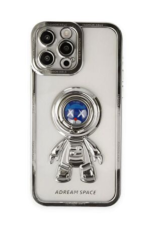 Iphone 13 Pro Max Uyumlu Fashion Ring Yüzüklü Telefon Kılıfı Blue Cat