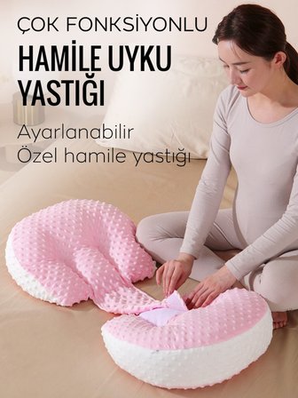 Ortopedik Hamile Uyku Ve Destek Yastığı - Çok Fonksiyonlu Ayarlanabilir Anne Bebek Emzirme Yastığı