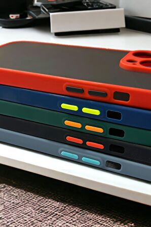 iPhone 15 Pro Max Uyumlu Kamera Korumalı Buzlu Şeffaf Lüx Telefon Kılıfı mchzr