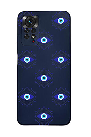 Xiaomi Redmi Note 11 Uyumlu Uyumlu Mystic Aura Desenli Premium Silikonlu Lansman Telefon Kılıfı