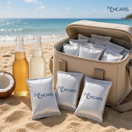 3'lü Buz Jeli Soğutucu Paket Seti - Soft Ice Pack Jel Buz Torbası (Gümüş Beyaz) (Kargo Hariç)