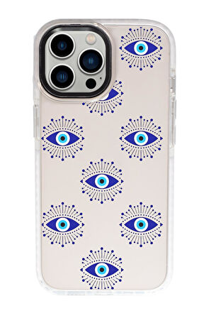 iPhone 15 Pro Max Uyumlu Mystic Aura Desenli Candy Bumper Silikonlu Telefon Kılıfı