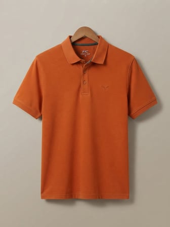 Maccali Kiremit Erkek Pike Kısa Kollu Polo Yaka Tişört