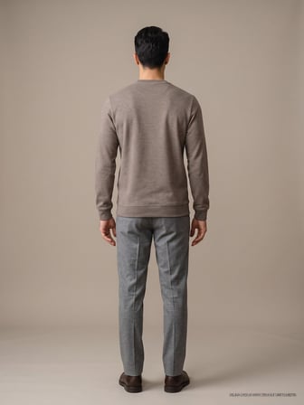 Maccali Vizon Erkek Selanik Bisiklet Yaka Sweatshirt