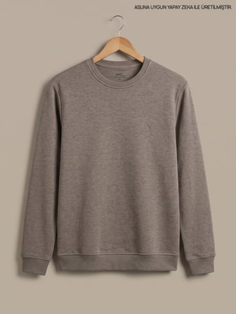 Maccali Vizon Erkek Selanik Bisiklet Yaka Sweatshirt
