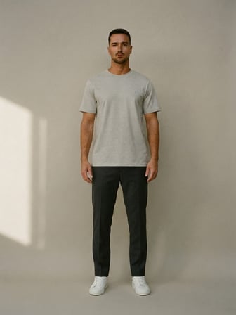 Maccali Mint Erkek %100 Pamuklu Basic Kısa Kollu Tişört