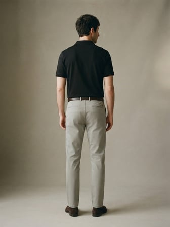 Maccali Siyah Erkek Basic Polo Yaka Tişört