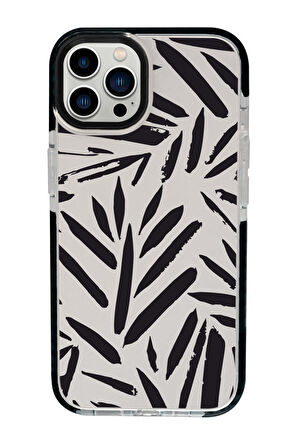 iPhone 15 Pro Max Uyumlu Fırça Darbeleri Desenli Candy Bumper Darbe Emci Silikonlu Telefon Kılıfı 