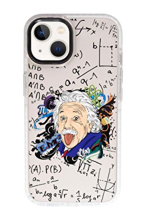 iPhone 15 Uyumlu Albert Desenli Candy Bumper Darbe Emci Silikonlu Telefon Kılıfı 