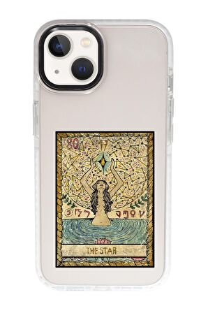 iPhone 15 Uyumlu The Star Desenli Candy Bumper Darbe Emci Silikonlu Telefon Kılıfı 