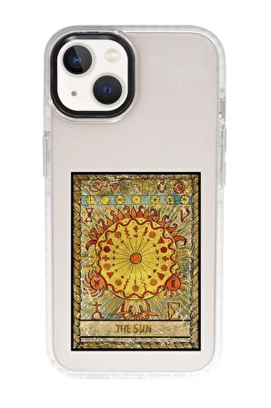 iPhone 15 Uyumlu The Sun Desenli Candy Bumper Darbe Emci Silikonlu Telefon Kılıfı 