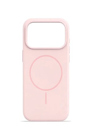 iPhone 17 Pro 6.3" Mag Core Akıllı MagSafe Animasyonlu Silikon Kılıf Açık Pembe