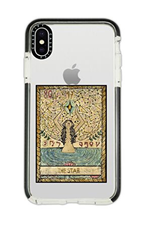 iPhone X Casetify The Star Desenli Anti Shock Premium Silikonlu Siyah Kenar Detaylı Telefon Kılıfı