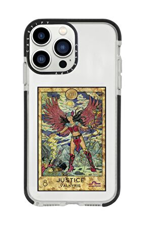 iPhone 13 Pro Max Justice Valkyrie Casetify Darbe Emci Silikonlu Telefon Kılıfı
