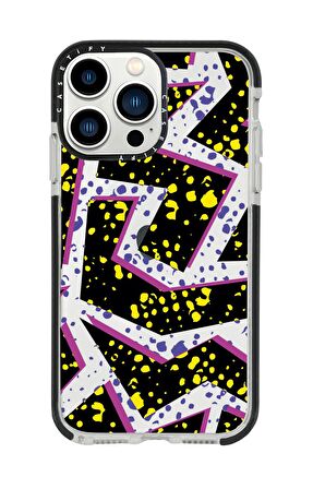 iPhone 13 Pro Max Spotted Lightning Casetify Darbe Emci Silikonlu Telefon Kılıfı
