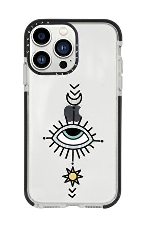 iPhone 13 Pro Max Nazar Göz Casetify Darbe Emci Silikonlu Telefon Kılıfı