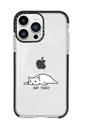 iPhone 13 Pro Max Not Today Casetify Darbe Emci Silikonlu Telefon Kılıfı