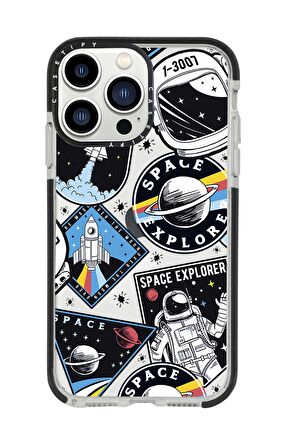 iPhone 13 Pro Max Space Casetify Darbe Emci Silikonlu Telefon Kılıfı