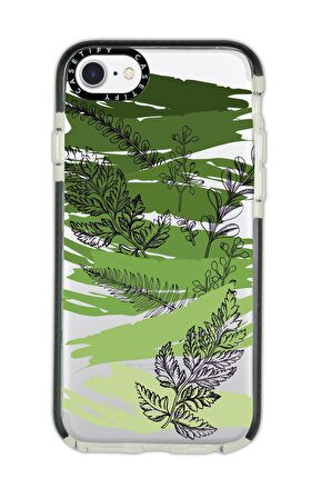 iPhone 6 Plus Casetify Secret Life Desenli Anti Shock Premium Silikonlu Siyah Kenar Detaylı Telefon Kılıfı