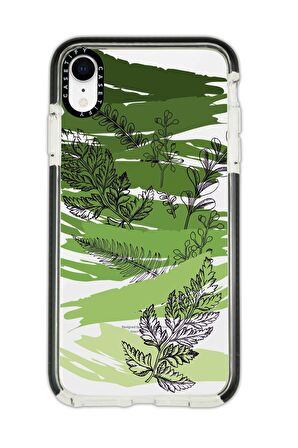 iPhone XR Casetify Secret Life Desenli Anti Shock Premium Silikonlu Siyah Kenar Detaylı Telefon Kılıfı