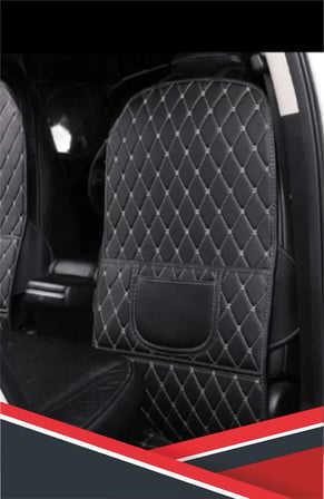 FİAT PANDA UYUMLU 2 ADET KREM DERİ KREM DİKİŞLİ ARAÇ İÇİ KOLTUK ORGANİZERİ
