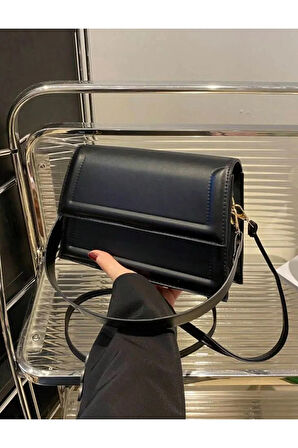 Kadın Siyah Toplu Çanta Kombinleri Omuz Çantası EL Çantası