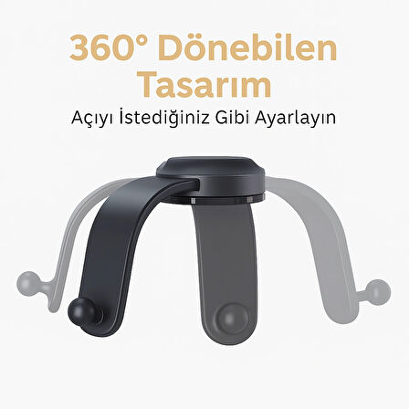 MagSafe Uyumlu Araç İçi Telefon Tutucu – Vakum Kilitli, Güçlü Manyetik, 360° Döner Esnek Tasarım