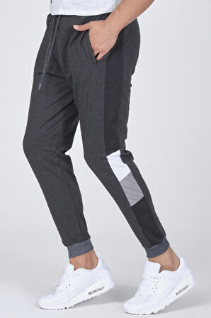 Mascarano Erkek Yanları Parça Kumaşlı  Eşofman Altı