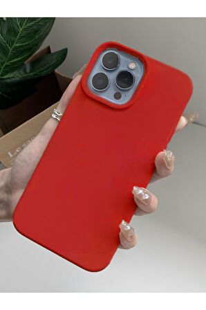 iPhone 14 Pro Uyumlu Premium Silikonlu Lansman Telefon Kılıfı