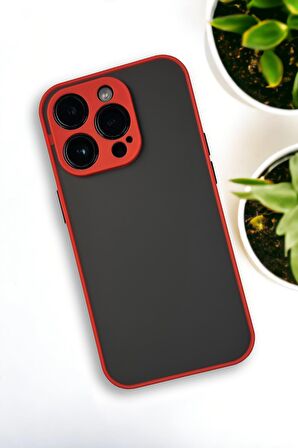 iPhone 12 Pro Max Uyumlu Buzlu Şeffaf Lüx Telefon Kılıfı