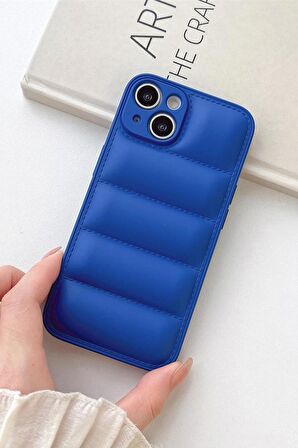 iPhone 14 Plus Uyumlu Airbag Puffer Silikonlu Şişme Kılıf